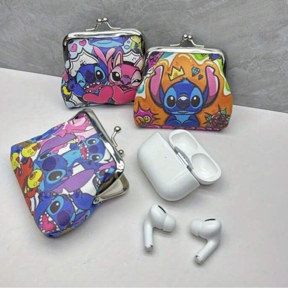 Disney Pink Stitch Coin Purse Keychain​ - Picture 3 of 5